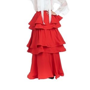 BURU Teagan tiered skirt